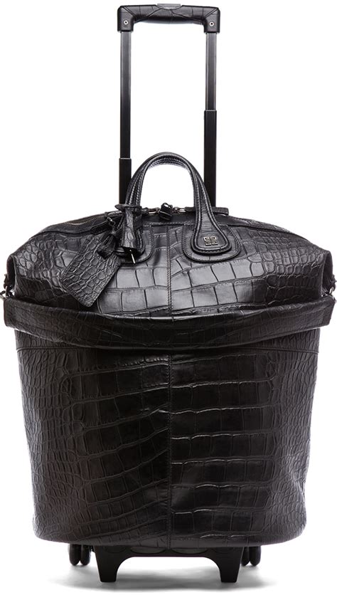 Givenchy Nightingale Crocodile Stamped Trolley 